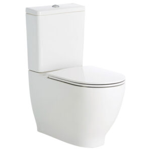  Fienza Rak Moon Back To Wall Toilet Suite - White